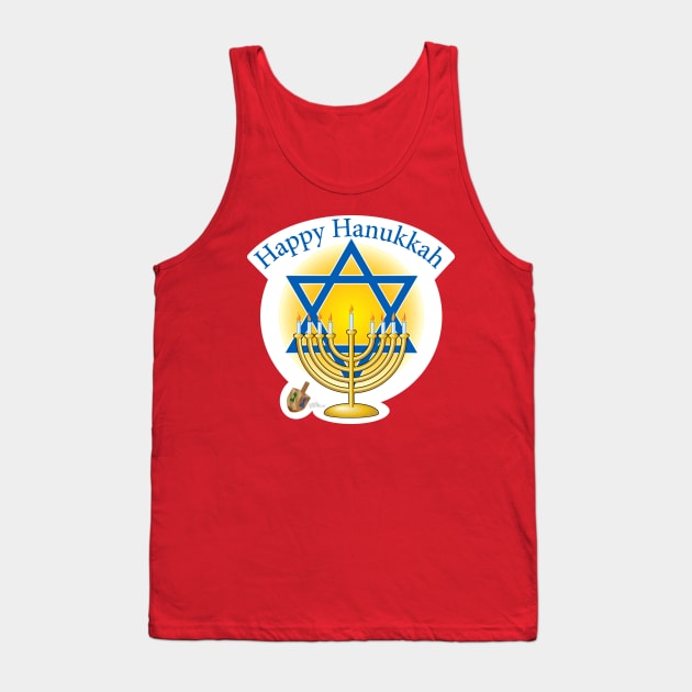 Happy Hanukkah Tank Top by NN Tease